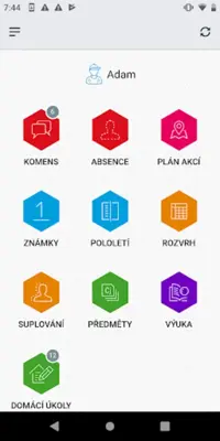 Bakaláři OnLine android App screenshot 6